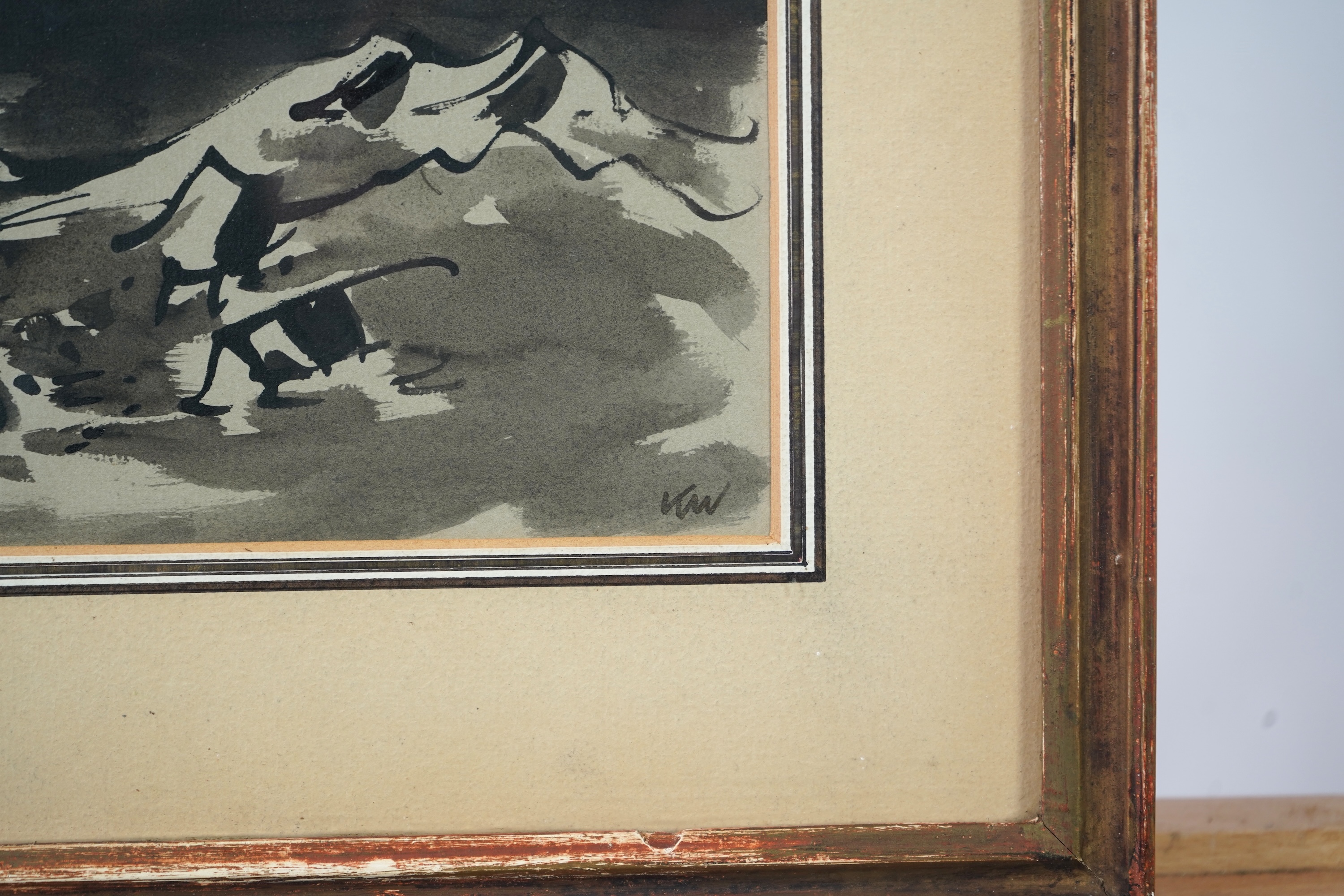 Sir Kyffin Williams OBE RA, 1918-2006, 'Torridon from Skye'